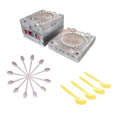 Factory Customized 1 Point Hot Runner 30 Cavities Plastic Injection Spoon Mould