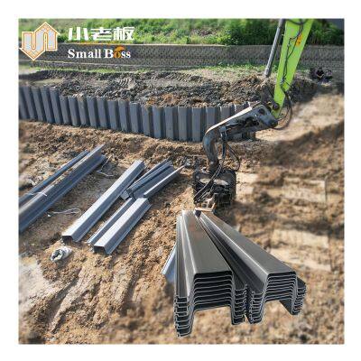 Strong Strength PVC Sheet Pile Vinyl Sheet Piling for Canal Pond River Bank Seawall photo-3