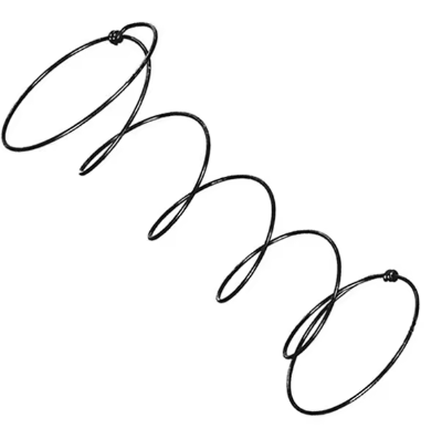 OEM Black Color Compressed Large Metal Coil Spring for Bedroom Bed Mattress