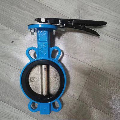 DN40-DN800 PN16 150LB Cast Iron Ductile Iron Stainless Steel 304 Disc and EPDM Seal Wafer Butterfly Valve photo-5