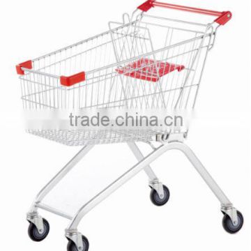 european supermarket trolley