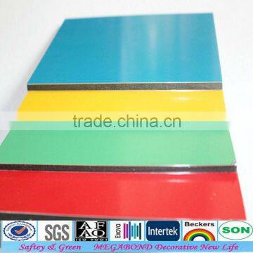 PVDF acp fireproof ceiling materials impact resistant plastic sheet