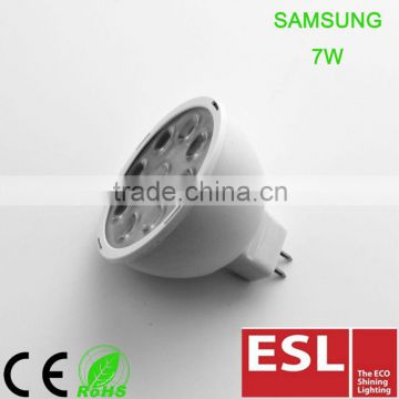 7W GU5.3/MR16 LED Spotlight SMD3623 SAMSUNG AC/DC 12V