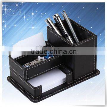 Black PU leather nurse pen holder