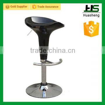 hot selling height--adjustable ABS plastic bar chair H-BA004BK