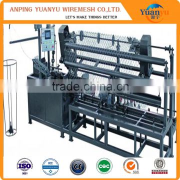 High speed chain link fence machine