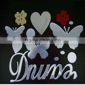 Acrylic decorative craft Mirror sticker/wall decoration