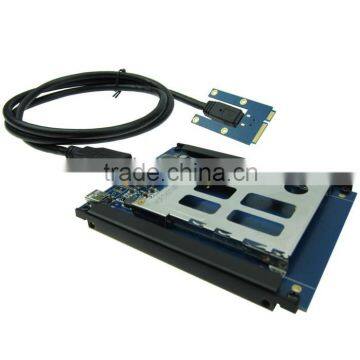 Half / Full Size Mini PCIe USB 2.0 To ExpressCard 54 / 34 slot Adapter PCI express mini Card to Express Card Converter Reader