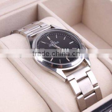 W806-3 3 Slot Grid Cheap Wholesale PU Leather Watch Packaging Display Box Quality Choice photo-6