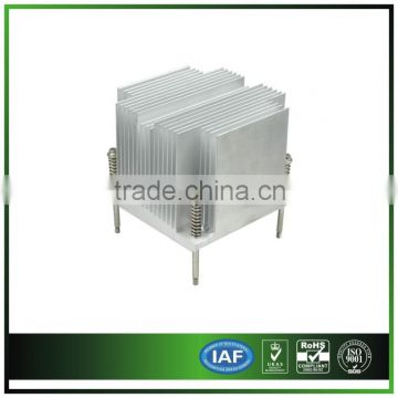 extruded aluminum heatsink with cnc machining ,cnc milling