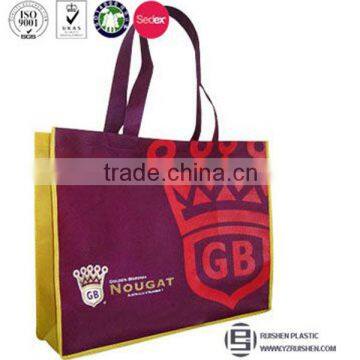 Cheap recycled non-woven shopping bag with printing