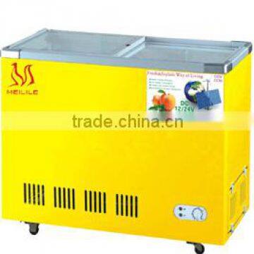 Meilile SCD-239 DC&Solar Glass door Freezer