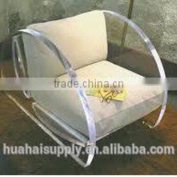 beatiful leisure acrylic and wite color sofa chair