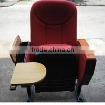 fabric comfortable with writing pad auditorium chair LT-004