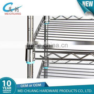 Hot Sale Easy to Assemble Chrome Plated Metal Wire Display Rack photo-5