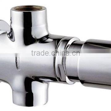 High quality chrome plating flush valve for toilet