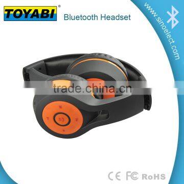 LED bluetooth headset with mp3 fm radio player with wireless