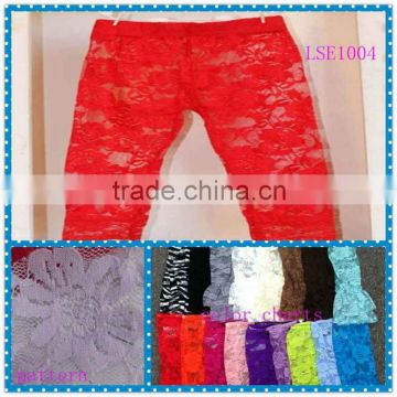 christmas red tight for girls,baby lace legging ,wholesale santa sexy leggings,toddler ruffle lace pants