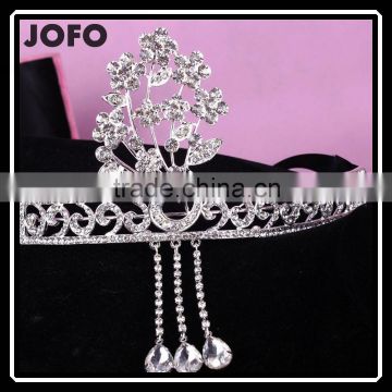 BlingBling Cheap Wholesale Bridal Crown Crystal Rhinestone Pave Wedding Jewelry for Fashion Bridal Tiara Jewelry