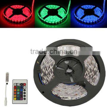 5m 500cm 5050 RGB 300 LED SMD Flexible Light Strip+Mini 24 Key Remote Controller