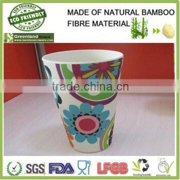 new design decal nice bamboo round cup