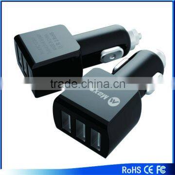 Popular Universal 5.5 A 3 Port Usb Car Charger for Ipad