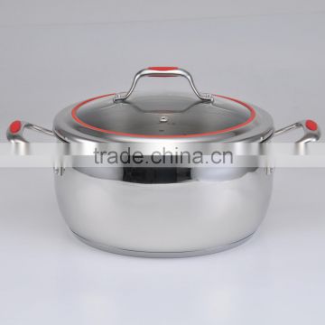 New Products Kitchen Casting Silicone Stainless steel Dutch Oven Casserole Induction bottom