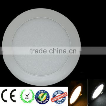 Competitive price aluminum and plastic recessed led light,led recessed china with round and square