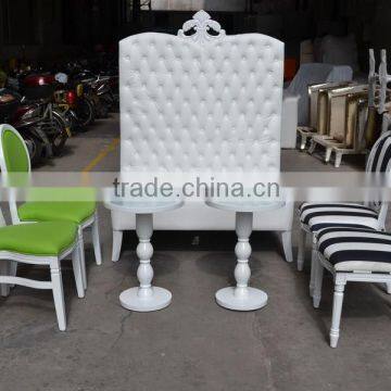 Elegant high back lounge wedding furniture set XYN432