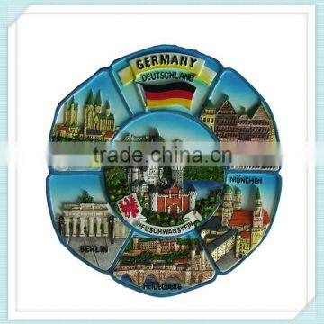 Resin souvenir round plate