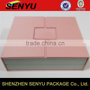 custom luxury double packing design, cosmetic carboard paper box with magnetic snaps                        
                                                                                Supplier's Choice