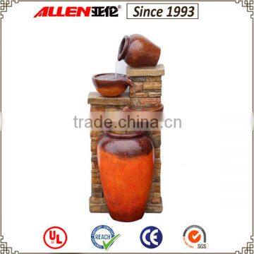 Decorative garden pot water fountain