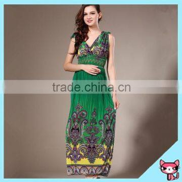 2015 Green Beach Party Dress