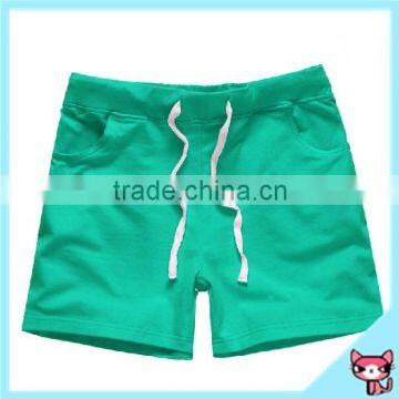 Green running shorts for women