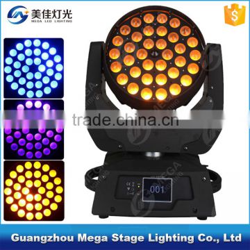 zoom led moving head wash 36x10w 4in1