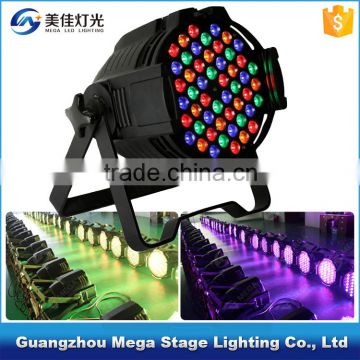 54pcs 3w color mixing par 64 led dj lights china led rgbw par light