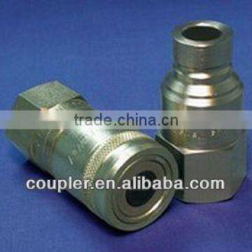 All fluid non-spill quick coupling