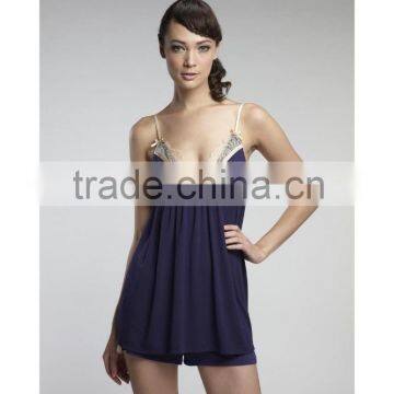 Custom style design popular sleepwear sexy