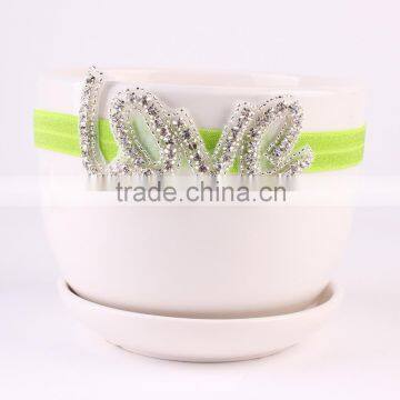 Newborn Baby Kids Pearl Diamond Headband Photo Props Crystal Hair Band Wh-1759 photo-6