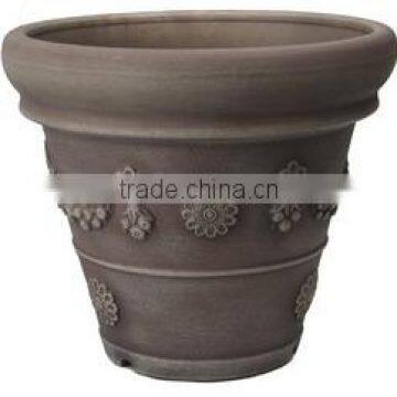 lighted ornamental colorful cheap plastic flower pots wholesale