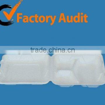 Moulded Fiber Lunch Box using bagasse