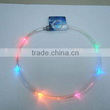 flashing necklace with 5 ic function and 6 led