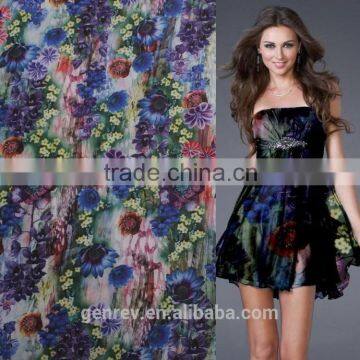 chiffon printed fabric poly chiffon print fabric fot printing factory dierct sale polyester fabric