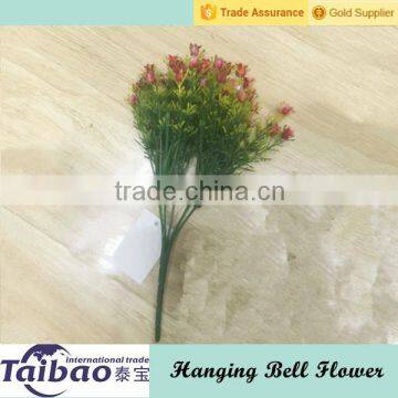 Cheap plastic wall hanging basket artificial flowers and plants
