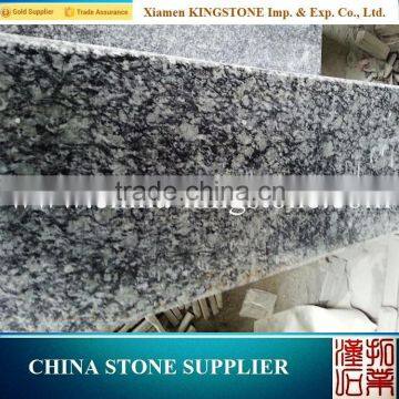 different types of spray white granite/sea wave granite flamed stairs buyer price