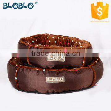 Round shape and Washable waterproof luxury dog bed for sale