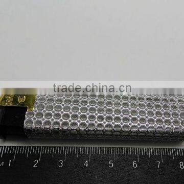 Bright Colors Gold Cap Windproof Cigarette Case With Win Lighter Rhinestone photo-3