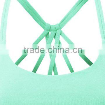 Womens Fitted Halter Cut Out Back Bralette Crop Tops Women 2016 photo-5