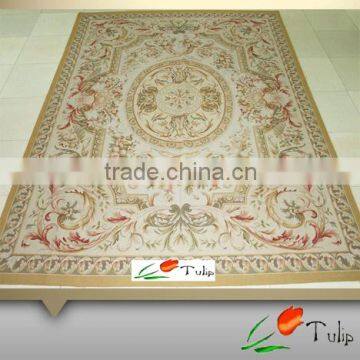 Hand Made Wool Aubusson Rug Luxury AubussonWool RugFor Home, Hotel, Villa Use