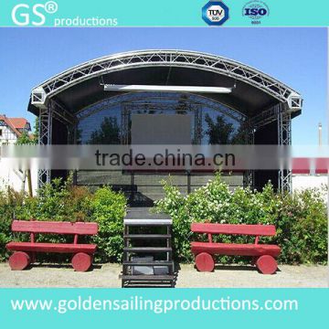 curved roof truss canopy tent aluminum truss